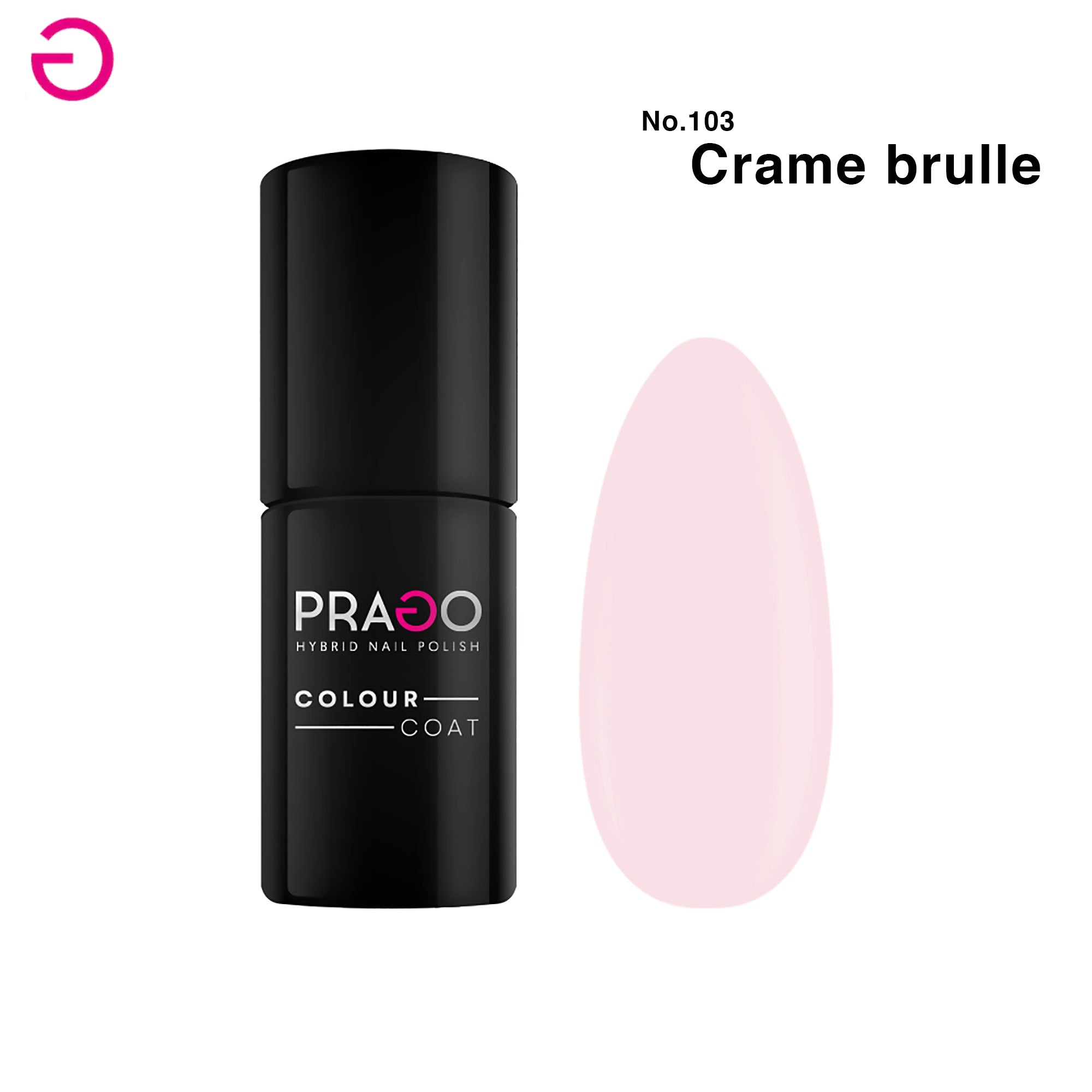 PRAGO hibridni lak za nokte u boji 5 ml - CRAME BRULLE