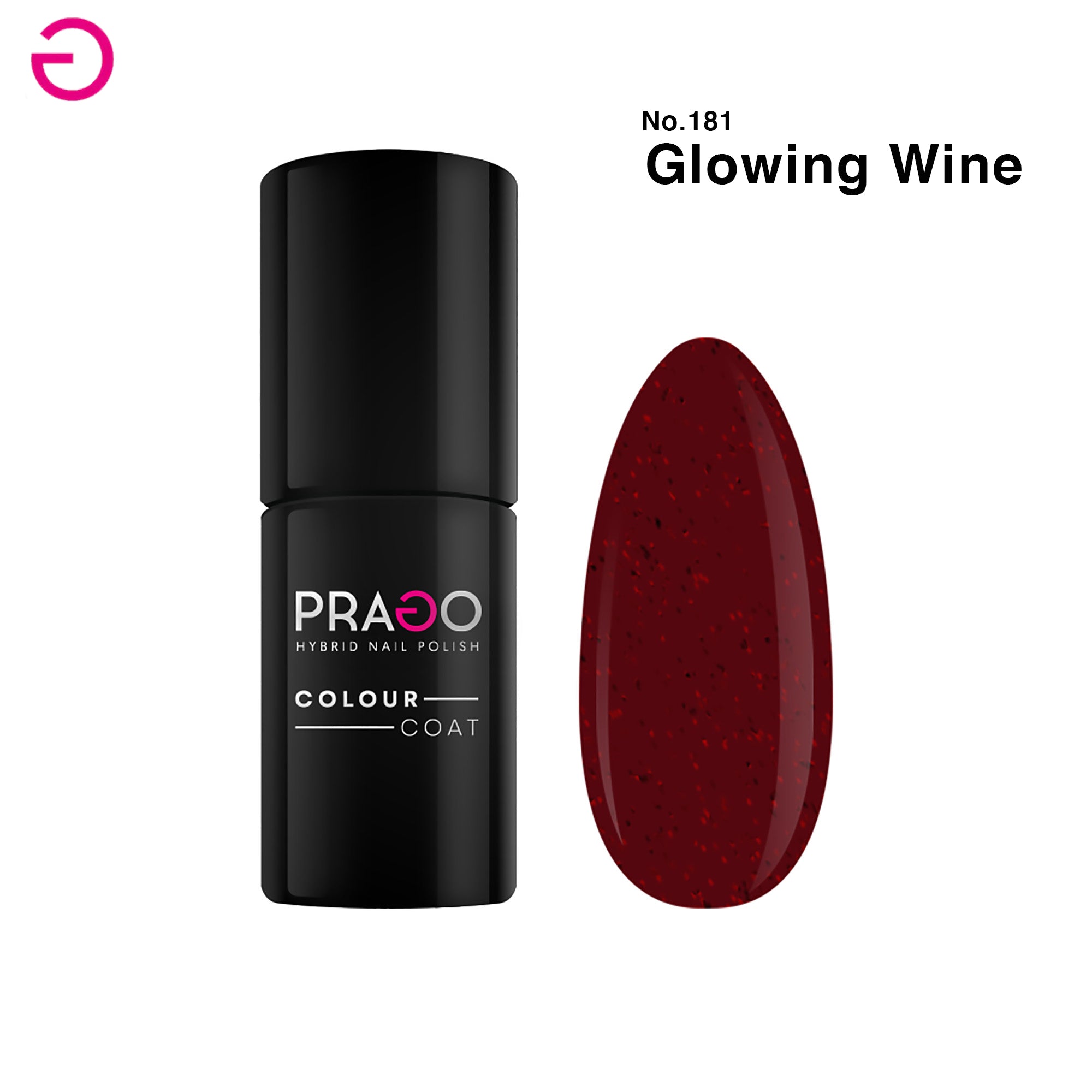 PRAGO hibridni lak za nokte u boji 5 ml – GLOWING WINE