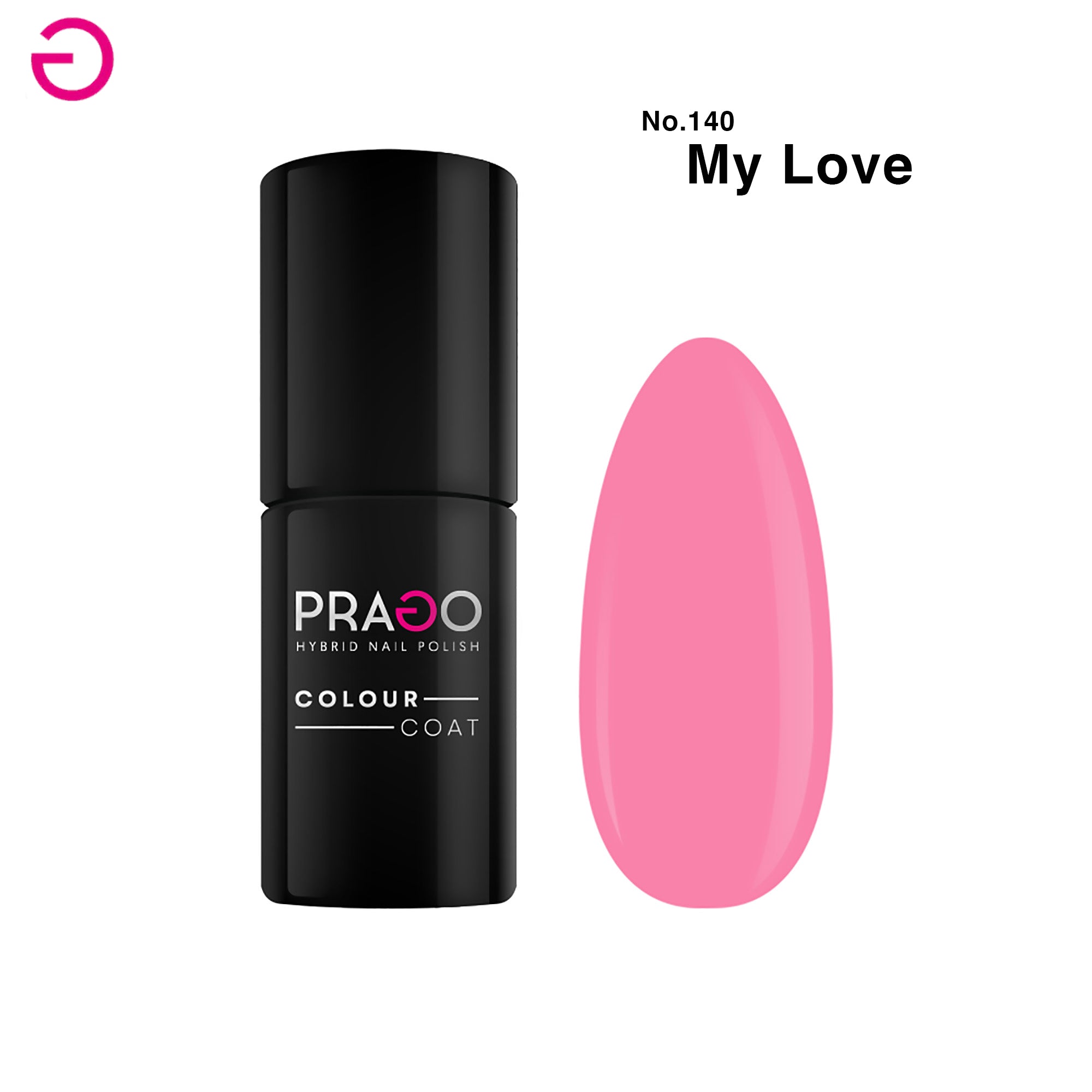 PRAGO hibridni lak za nokte u boji 5 ml - MY LOVE